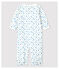 Baby-Kombi-Overall aus Bio-Baumwolle mit Sternen-Motiv weiss MARSHMALLOW/grau GRIS