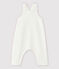 Baby-Latzhose aus Bio-Baumwoll-Doppeljersey in Weiß weiss MARSHMALLOW