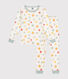 Eng anliegender Kinder-Pyjama aus Baumwolle mit Sternen-Motiv