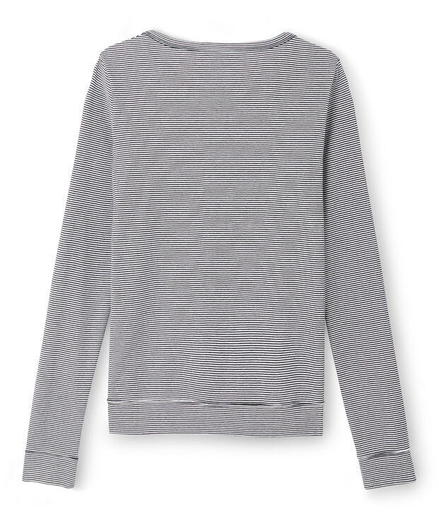 Emblematischer Cardigan f&uuml;r Damen blau/weiss