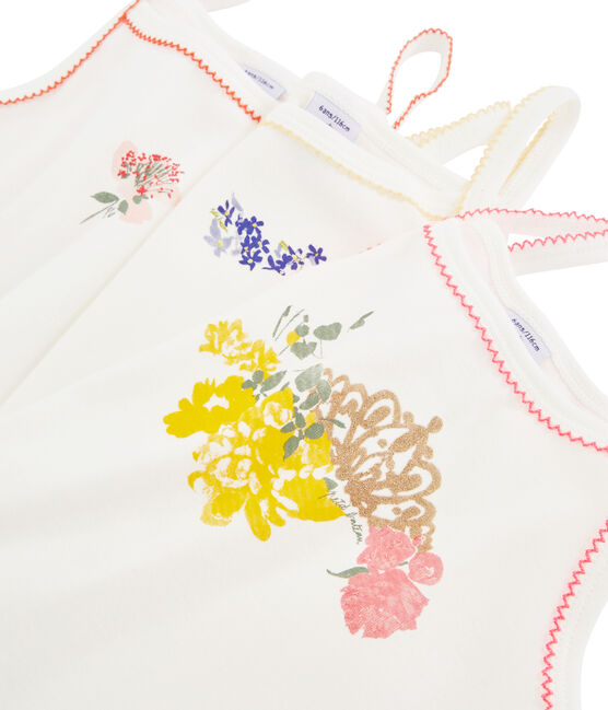 3er-Set Trägerhemden für kleine Mädchen variante 1