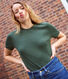 Damen-T-Shirt L’ICONIQUE aus Baumwolle mit Mäusezähnchen