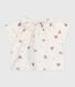 Kurzärmelige Baby-Bluse aus Baumwolle mit Herzmotiv