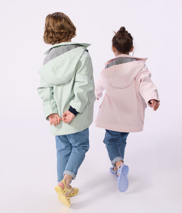 Ikonische Kinder-Regenjacke blau