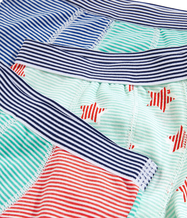 3er-Set Boxershorts f&uuml;r kleine Jungen vielfarbig