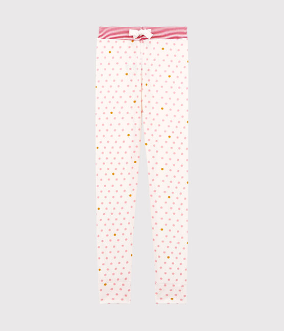 Mädchen Schlafanzughose weiss MARSHMALLOW/weiss MULTICO