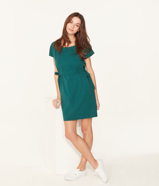 Kurzärmeliges kleid damen grün PINEDE