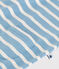 Baby-Kurzoverall aus dichtem Jersey im Streifenlook AZUL/ MONTELIMAR
