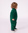 Langer Baby-Overall aus einfarbigem Feincord gr&uuml;n