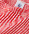 Damen-T-Shirt L’ICONIQUE aus Leinen rot PEPS/rosa ECUME
