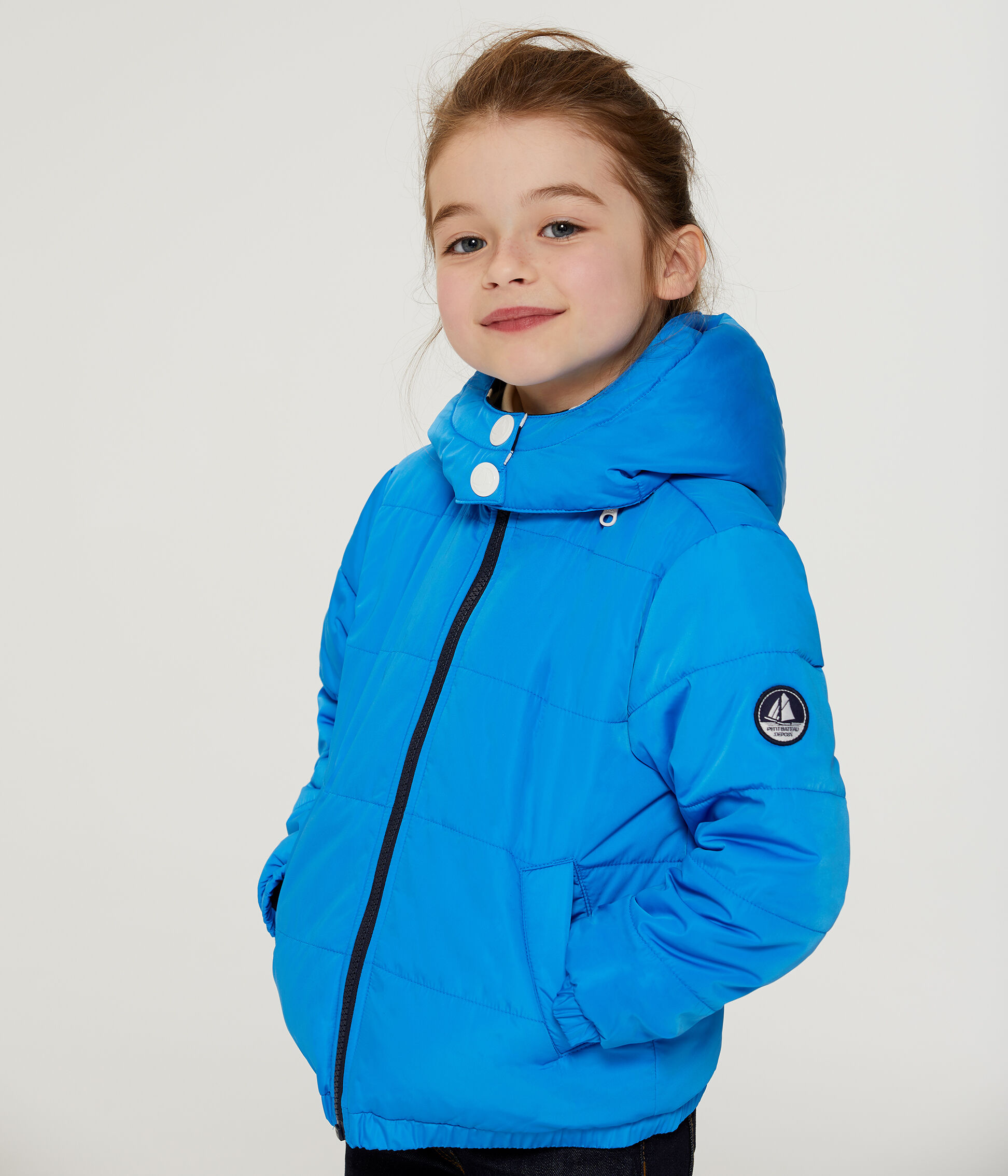 blaue wattierte jacke mädchen blaue wattierte jacke mädchen