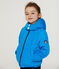 Wattierte Kinder-Jacke blau WAVE