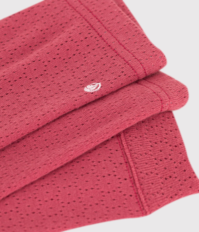 Baby-Leggings aus Baumwolle rosa PAPI