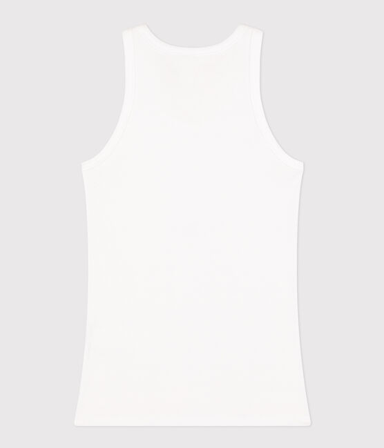 Tanktop aus Baumwolle für Damen weiss ECUME