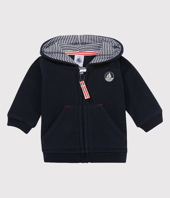 Baby-Sweatshirt aus Polar-Fleece blau ABYSSE