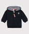 Baby-Sweatshirt aus Polar-Fleece blau ABYSSE