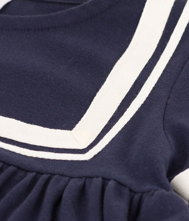 Kurz&auml;rmeliges Kleid aus Bio-Baumwolle f&uuml;r M&auml;dchen SMOKING