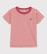 Gestreiftes Kinder-T-Shirt aus Baumwolle für Jungen