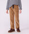Kinder-Hose mit geradem Schnitt aus Feincord LATTE