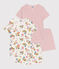 2er-Set kurzen Kinderpyjamas aus Baumwolle. variante 1