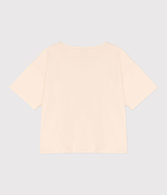 Weites Damen-T-Shirt LE BOXY aus Baumwolle naturfarben AVALANCHE