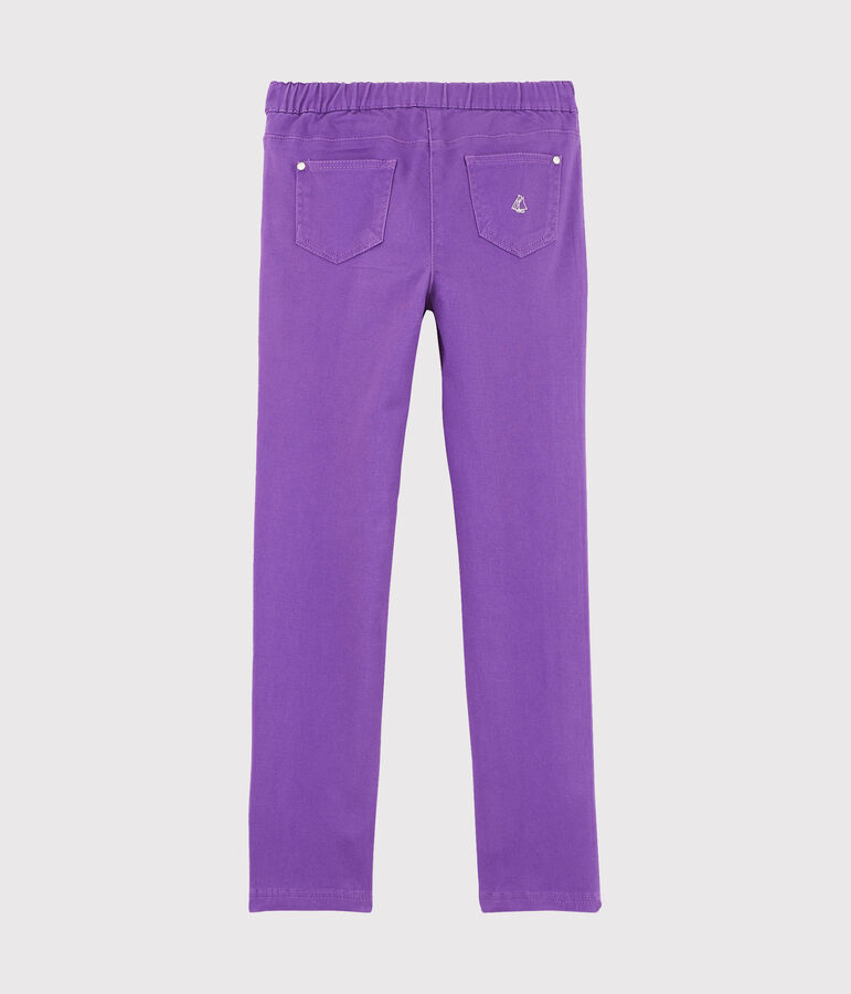 Slim Fit Stretch-Jeans f&uuml;r M&auml;dchen violett