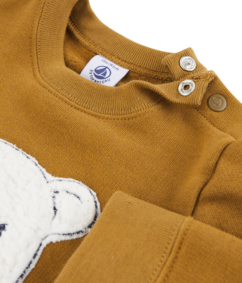 Baby-Sweatshirt aus Molton f&uuml;r Jungen CUIVRE CN