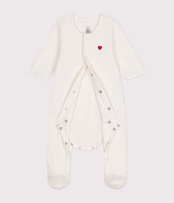 UNISEX-BODYJAMA AUS SAMT weiss MARSHMALLOW