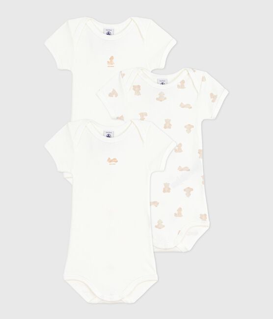 Set kurzärmeliger Baby-Bodys aus Baumwolle mit Bärmotiv variante 1