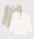 2er-Set langärmelige T-Shirts mit Blumenmotiv für Mädchen