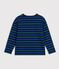 Kinder-Streifenshirt Marini&egrave;re aus Baumwolle blau/blau/gr&uuml;n