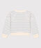 Kinder-Sweatshirt aus Baumwolle für Mädchen/Jungen weiss AVALANCHE/ SKY CHINE