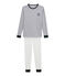 Jungen Schlafanzug weiss MARSHMALLOW/weiss MULTICO