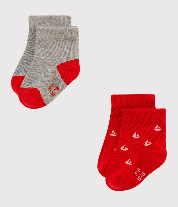 Baby Jungen Socken im 2er-Set vielfarbig