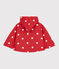 Baby-Regenjacke mit Pünktchenmuster rot TERKUIT/weiss MARSHMALLOW