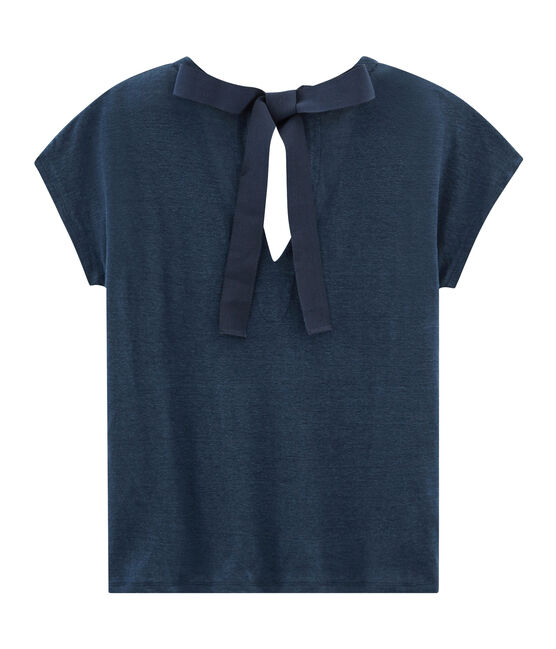 Kurzärmeliges leinen-t-shirt damen HADDOCK
