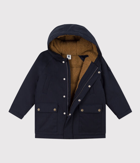 Parka für Kinder Mädchen/Jungen blau SMOKING
