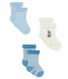 Set mit drei Paar kuschelig weichen, bequemen Frottee-Socken.