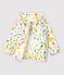 Baby-Windjacke aus beschichtetem Strick für Jungen weiss MARSHMALLOW/weiss MULTICO