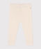 Baby-Leggings aus einfarbiger Baumwolle naturfarben AVALANCHE