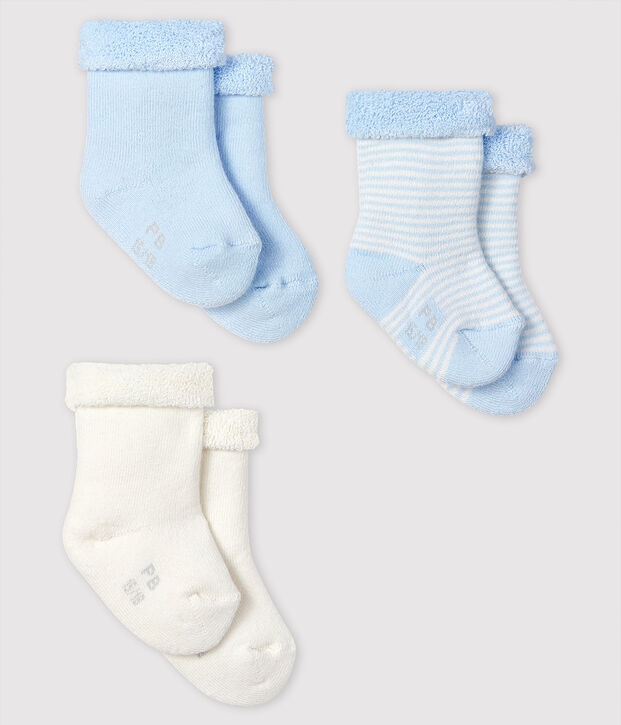 3er-Set Stricksocken f&uuml;r Babys vielfarbig