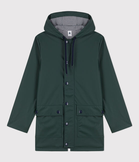 Klassische Regenjacke aus recyceltem Material und BIO-Baumwolle grün SHERWOOD