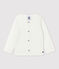 Baby-Cardigan aus Baumwolle weiss MARSHMALLOW