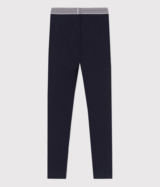 Kinder-Jeggings aus Baumwolle mit Elastan für Mädchen blau SMOKING