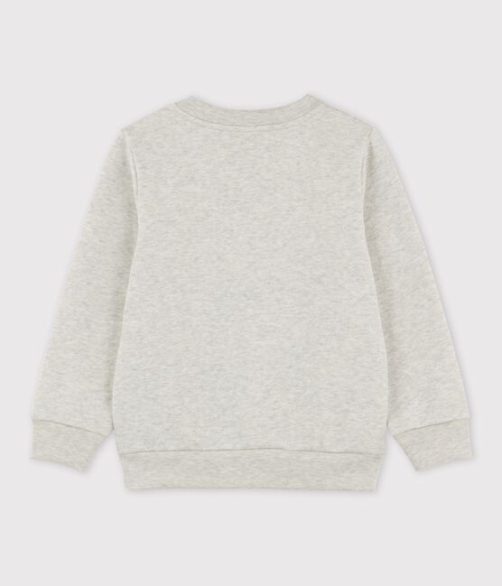 Sweatshirt aus Molton für Jungen grau BELUGA CHINE