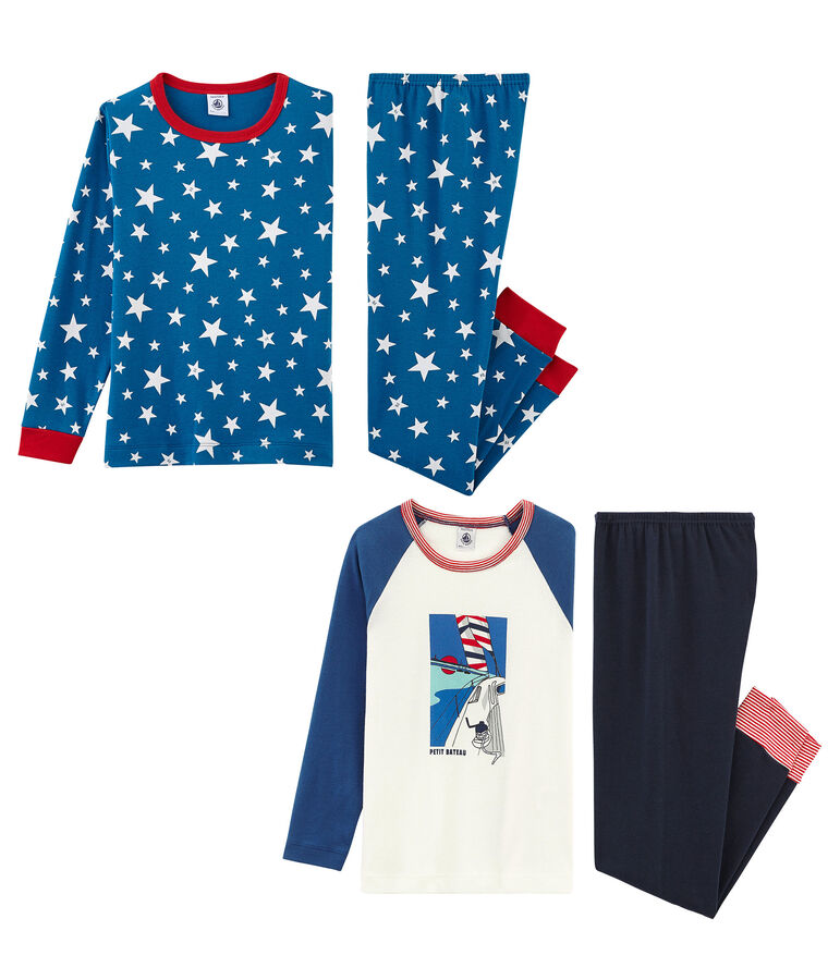 Set aus 2 Pyjamas f&uuml;r kleine Jungen variante 1