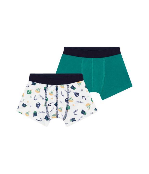 Lot de 2 boxers en coton vielfarbig
