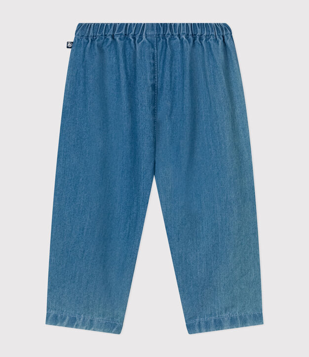 Babyhose aus leichtem Denim blau