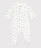 Baby-Bodyjama Heho aus Doppeljersey weiss MARSHMALLOW/ CREPUSCULE