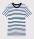 Damen-T-Shirt aus Baumwolle mit Rundhalsausschnitt